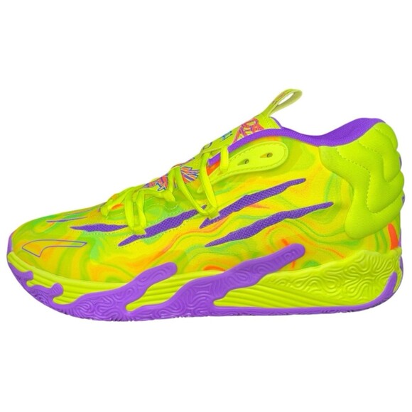 Puma LaMelo Ball MB.03 Spark Size 13 Basketball Sneaker Shoe Cosmic Slime New - Picture 1 of 9